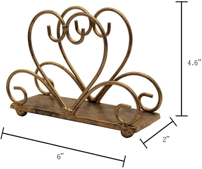 Metal Table Napkin Holder Freestanding Tissue Dispenser - Image 8