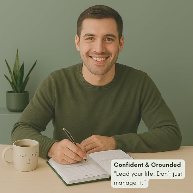 Pland Studio 90-Day Productivity Planner – Forest Sage Hardcover | Undated Daily Journal with Habit Tracker, Vision Board, and Focused Goal Setting for Entrepreneurs, Creatives & Busy Professionals-DeskLoop Office