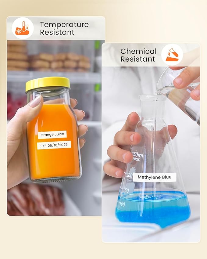 Colorty TZ Tape Compatible with Brother P-Touch Label Tape TZ TZe 12mm 0.47 Laminated White 1/2" Black on White TZe-231 TZE231 for PTH110 D210 D220 D410 D600 1090 1280 1880 2040, 20-Pack-DeskLoop Office