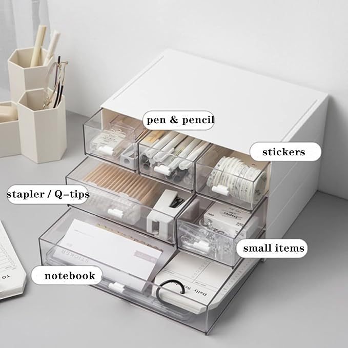 Lyellfe 3 Tier Small Desk Organizer - Image 6