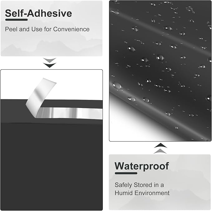 Large Poly Mailers 24x24 Inch 50 Pcs, Extra Large Shipping Bags for Clothing with Self-Sealing Tear-Resistant, Waterproof Poly Bags, Mailing Envelopes for Small Business (Black)-DeskLoop Office