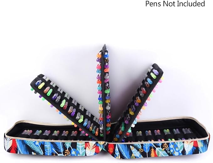 qianshan Pencil Case Holder Slot - Holds 202 Colored Pencils or 136 Gel Pens - Image 6