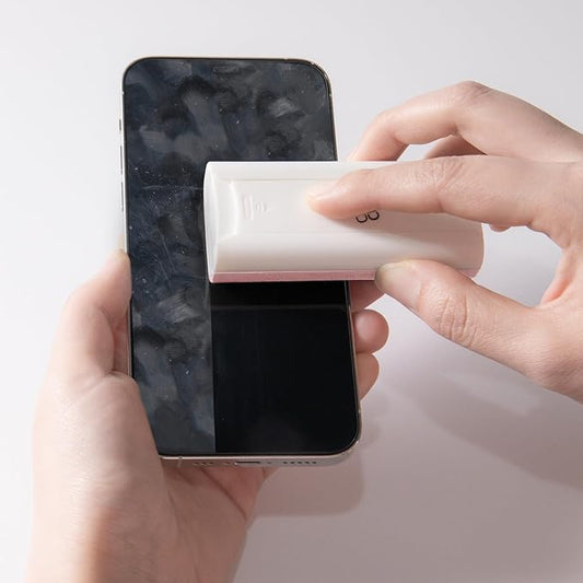 CLICK CLEAN Touchscreen Mist Cleaner, Screen Cleaner, All in One Screen Cleaner Spray with Microfiber and Phone Stand for All Phones, Laptop and Tablet Screens (Pink)-DeskLoop Office