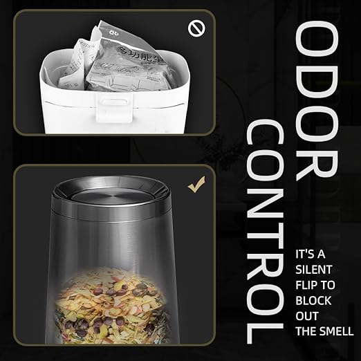 10 L/2.6Gallen,Swing Lid Trash Can,Brushed Stainless Steel Garbage Can with Flipping Lid,for Bathroom, Kitchen,Living Room,Bedroom,Hotel (Black Gold)-DeskLoop Office