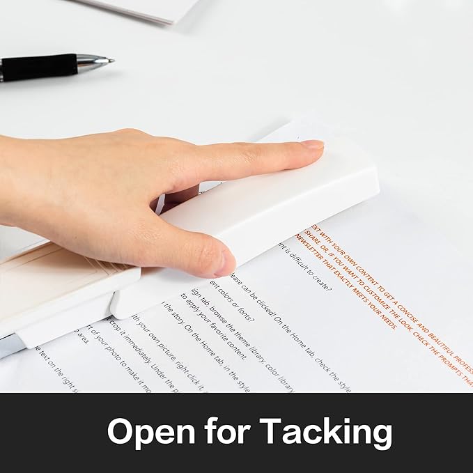 Deli Stapler, Desktop Stapler, 2 Pack, Office Stapler, 25 Sheet Capacity, Includes 2000 Staples and 2 Staple Removers, 2 Pack, White-DeskLoop Office