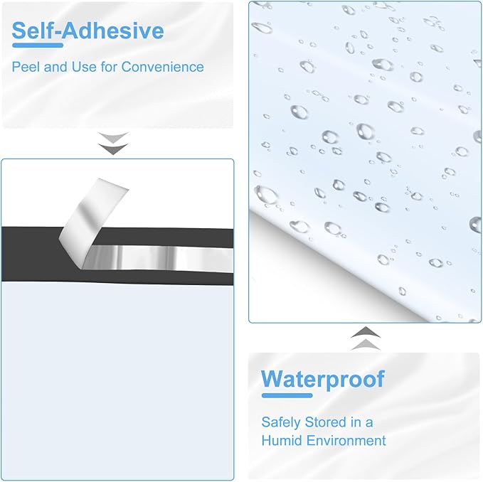 Poly Mailers 10x13 Inch 200 Pcs, White Shipping Bags, Mailing Envelopes with Self Seal Adhesive Strip, Waterproof and Tear-Proof Poly Bags for Non-Fragile Items.-DeskLoop Office