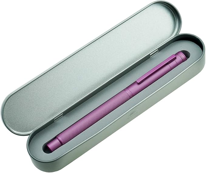 Asvine Pink Forest Fountain Pen Extra Fine Nib, Classic Design with Converter and Metal Pen Case, The Light of Hope Serise-DeskLoop Office