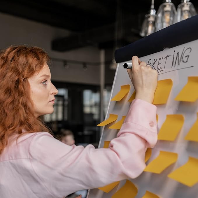 Comix Dry Erase Markers, Chisel Tip White Board Markers, 36 Bulk 4 Assorted Colors Low Odor Markers for Teachers Office & School Supplies-DeskLoop Office