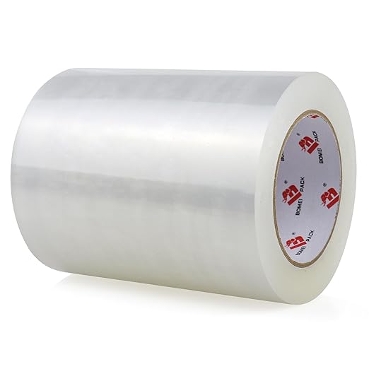 BOMEI PACK Clear Shipping Tape 6" Wide, 6 inch x 110 Yards (330ft), Industrial Grade 6 inch Heavy Duty Packing Tape for Box Office Moving, Shipping and Mailing-DeskLoop Office