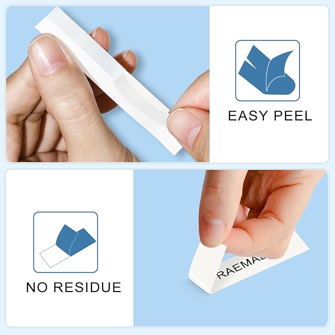 TZe TZ Tape 12mm 0.47 Laminated White Replacement for Brother P Touch TZe-231 TZC-231 P Touch Label Tape Refill Work for Brother P-Touch Label Maker PT-D210 PT-D220 PT-H110 PT-D600 PT-D400, 8m 26.2ft-DeskLoop Office