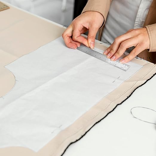 5Pcs Cork Backed Ruler Stainless Steel Ruler, 6/8/12/14/16 Inch Metal Ruler,Straight Edge Ruler Non-Slip Metal Rulers with Inch and Centimeters for Drawing Engineering(6 + 8 + 12 + 14 + 16 Inch)-DeskLoop Office