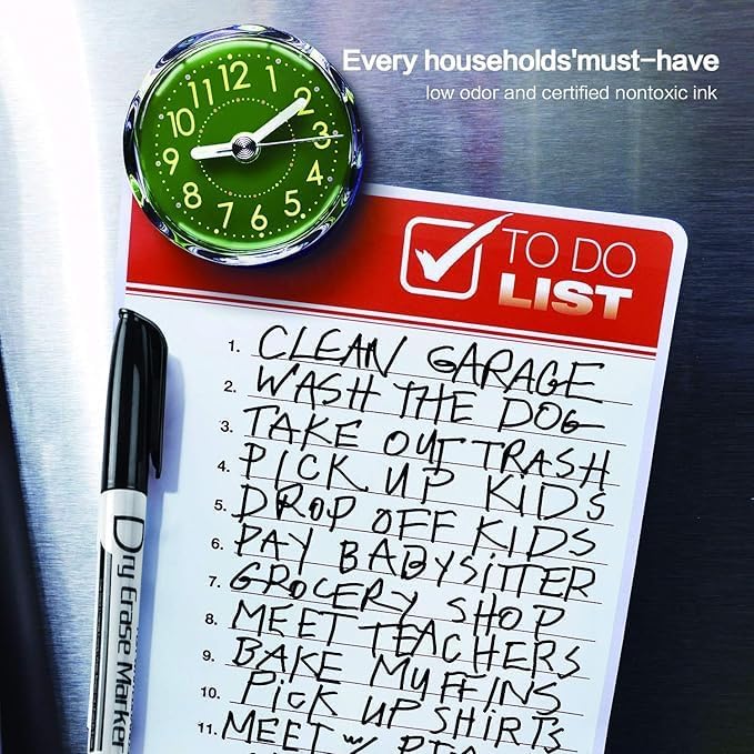 Volcanics Black Dry Erase Markers Bulk Pack - 200 Fine Tip Whiteboard Markers, Low Odor, Quick Dry, Ideal for Office, Classroom, Business, Meeting Room & Warehouse Use-DeskLoop Office