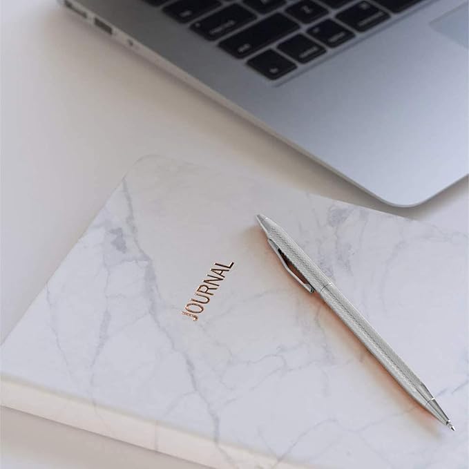 Cambond Ballpoint Pens Fancy Pens - Wedding Guest Book Metal Pen Uniform Christmas Gift Sliver Pen Black Ink 1.0mm Medium Point, 3 Pens with 3 Refills (Silver)-DeskLoop Office