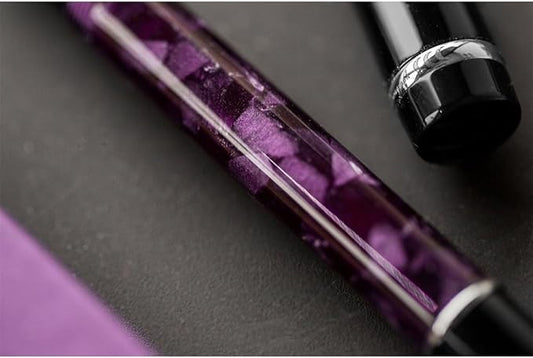 Conklin Duragraph Fountain Pen Purple Nights - Extra Fine Nib, Precision Writing Instrument with Rich Purple Finish-DeskLoop Office