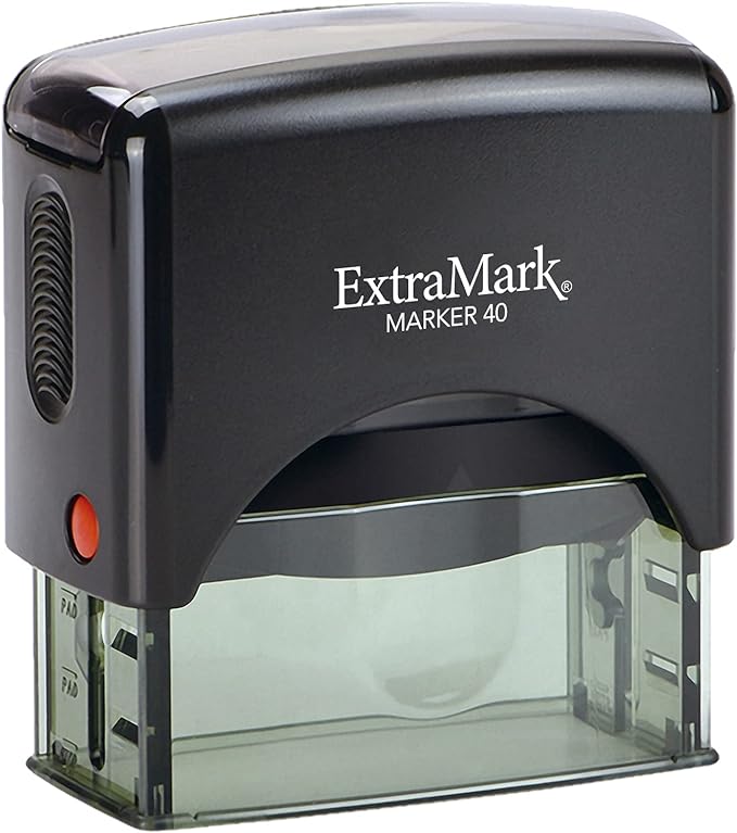 Return Address Stamp - Custom Self Inking Rubber Stamp - Personalized Stamp - Customizable Text with 15 Colors - Wedding Invitation & Housewarming Rubber Stamp-DeskLoop Office