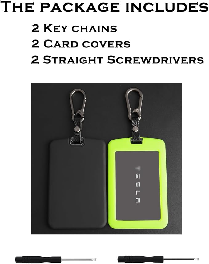 TANDRIVE 2PCS Silicone Key Card Holder Case Compatible - Image 6