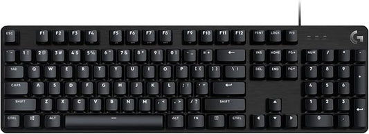 Logitech G413 SE Full-Size Mechanical Gaming Keyboard - Backlit Keyboard with Tactile Mechanical Switches, Anti-Ghosting, Compatible with Windows, macOS - Black Aluminum-DeskLoop Office