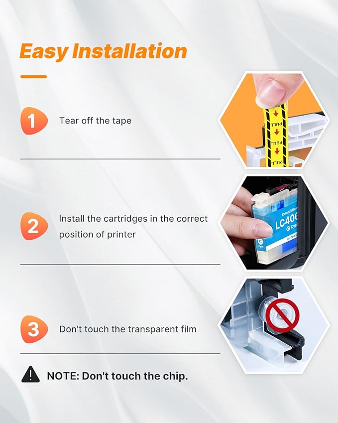 LC406 Ink Cartridges for Brother Printer Black Compatible for Brother LC406XL LC 406 XL 406 XL High Yield Ink Cartridges for Brother MFC-J4535DW MFC-J4335DW MFC-J5855DW MFC-J6555DW MFC-J6955DW, 1 Pack-DeskLoop Office