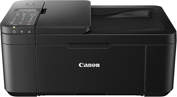 Canon PIXMA TR4720 All-in-One Wireless Printer with Auto Document Feeder, Mobile Printing, Copy, Fax and Scanner Black 5074C002 Bundle with DGE USB Connection Cable + Small Business Software Kit-DeskLoop Office