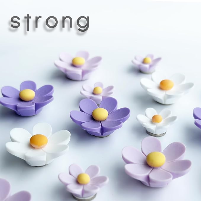 18 pcs - Cute Flower Magnet, and Decoration - Image 6