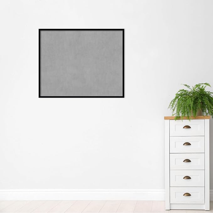 Amanti Art Black Framed Magnetic Board 33x41 X-Large Vision Board - Image 5