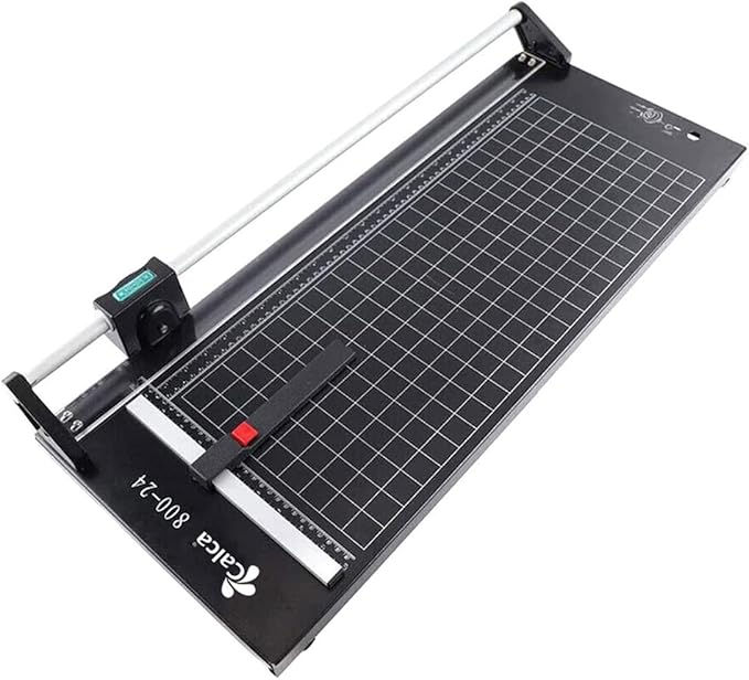 CALCA 24 Inch Precision Rotary Paper Cutter Paper Trimmer 24 inch Manual Sharp Photo Paper Trimmer and Cutters-DeskLoop Office