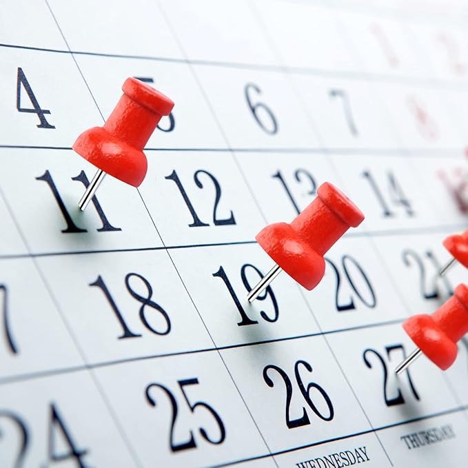 40Pcs Wood Push Pins, Decorative Thumb Tacks, Wooden Pins and Tacks, Cork Board Thumbtacks, Cute Thumbtack for Wall and Bulletin Board, Map Pins-DeskLoop Office