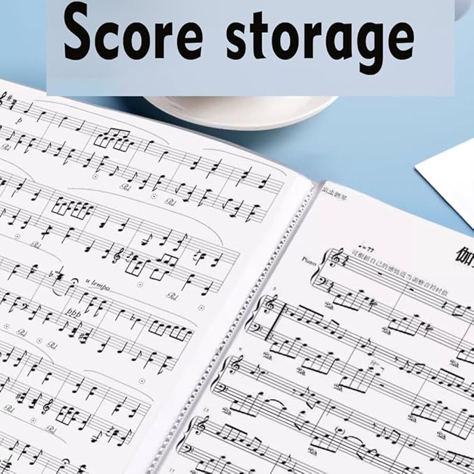 File Folder - 100 Pockets, Durable A4 Letter Size Organizer, Water-Resistant Plastic Dividers, Home/Office/School Document Holder (Blue)-DeskLoop Office