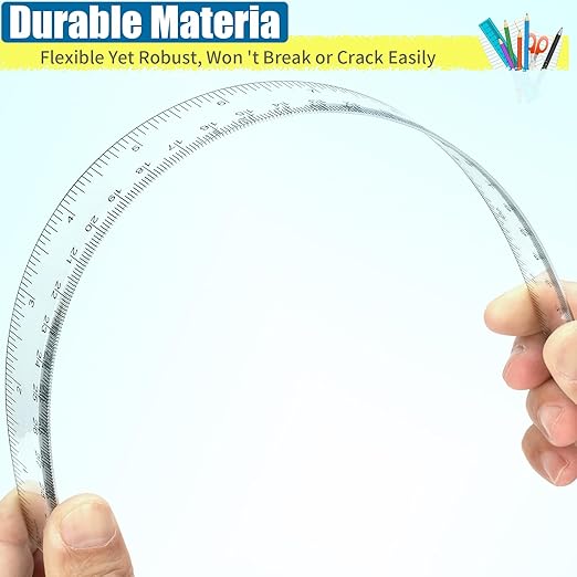 Rulers, 200 Pack 12 Inch Clear Rulers Bulk for Kids Classroom, Metric Ruler with Centimeters and Millimeters, Measuring Drawing Tools, Ideal Back to School Supplies-DeskLoop Office