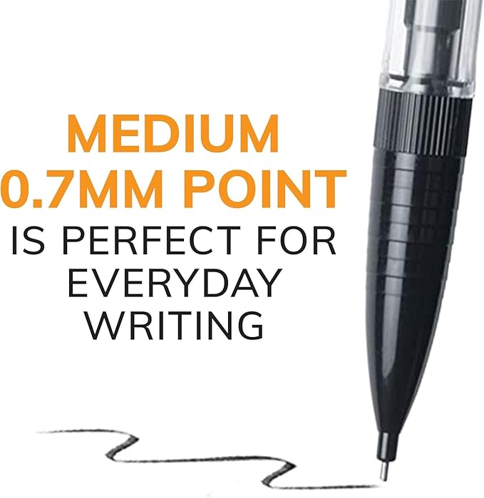 BIC Mechanical Pencils 0.7mm & 0.5mm, #2 EXTRA SMOOTH with Various Color Barrels - Two Assorted Sizes, 80 Pack-DeskLoop Office