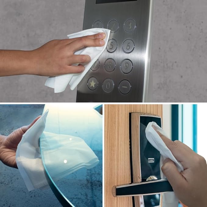 iCloth XL Screen Cleaning Wipes, Lint-Free and Streak-Free, Fast-Drying, Removes Dust, Fingerprints, and Smudges (100 XL Wipes)-DeskLoop Office