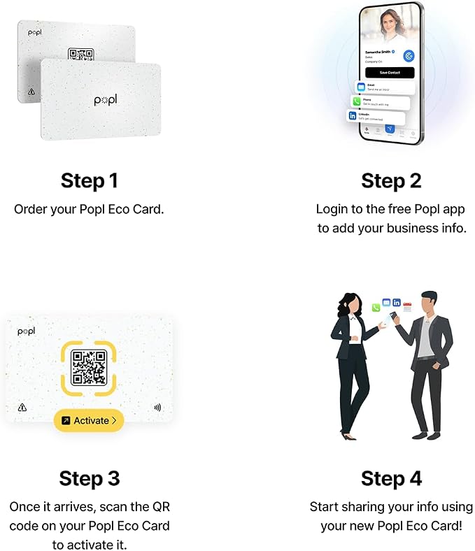 Popl Smart NFC Business Card - Image 6