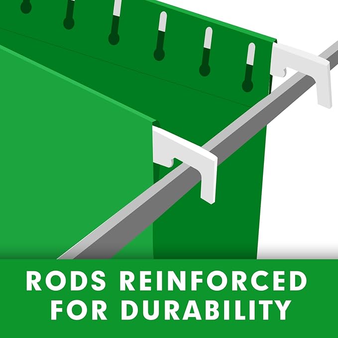 Extra Capacity Hanging File Folders, RAZCC 60 Pack Letter Size Reinforced Hanging Folders with Heavy Duty 1 Inch Expansion for Bulky Files, Filing Cabinet, Adjustable Tabs, Assorted Colors-DeskLoop Office