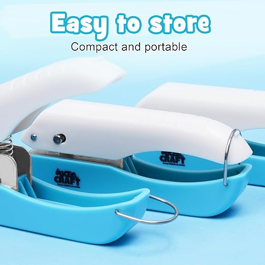 UCEC Heart Hole Punch Single Small Hole Puncher, 1/4in Mini Hole Punch Handheld Hole Paper Punch Puncher for Craft Paper Tags Clothing Ticket DIY Scrapbook Tool-DeskLoop Office