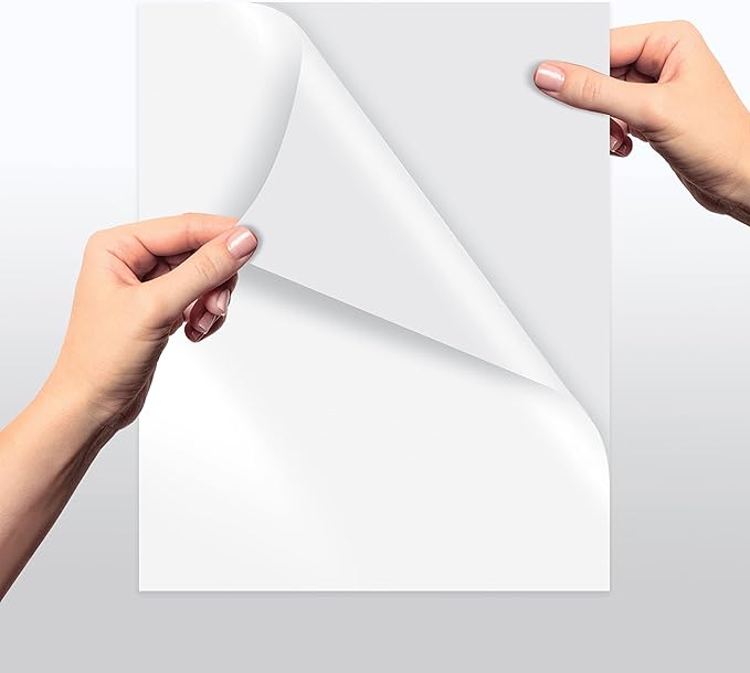 Better Office Products Self-Adhesive Photo Paper, Sticky Photo Paper, Glossy, 8.5 x 11 Inch, 50 Sheets, 135 gsm, Letter Size, 50-Count Pack-DeskLoop Office