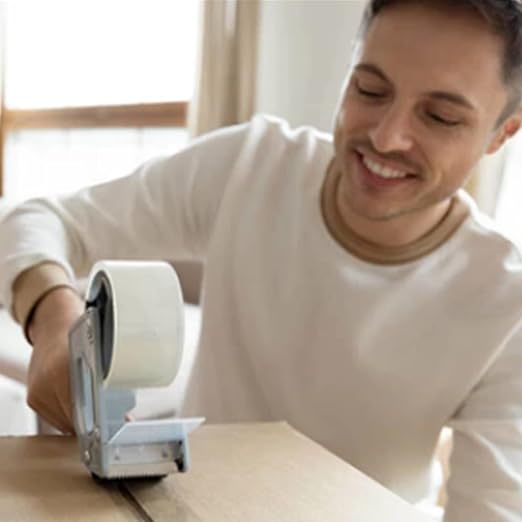 36 Rolls Clear Packing Tape,Packaging Tape for Moving Boxes, Shipping, Office and Storage, Commercial Grade Carton Sealing Adhesive Industrial Tape, 1.88" x 65 Yards, 3 inch Core-DeskLoop Office