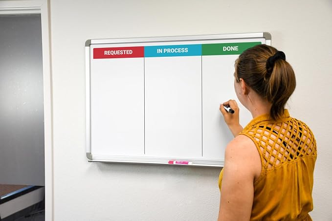 Kanban Whiteboard 60" x 40" - Image 4