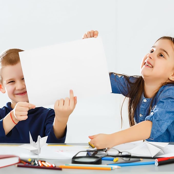 50 Sheets White Cardstock Paper 8.5 X 11 Inch, 180g a4 Printer Paper for Diy Crafts, Scrapbooking, Invitations, Decorations-DeskLoop Office