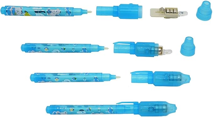 Invisible Ink Pen, Spy Pen Secret Message Writer with uv Light Magic Marker for Drawing Fun Activity Kids Party Favors Ideas Gifts and Stock Stuffer (24pcs)-DeskLoop Office