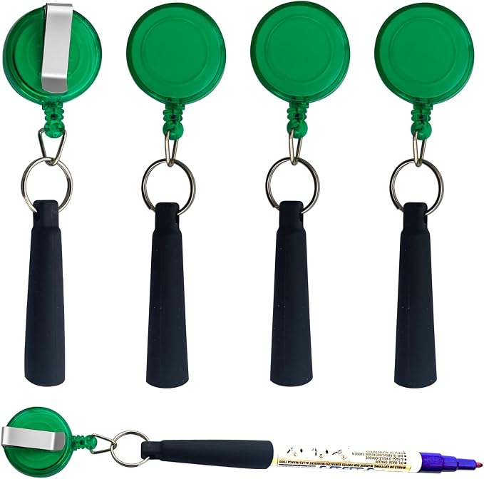 Duty Retractable Pull Pen Holder -Thick Nylon Cable- Ideal - Image 7