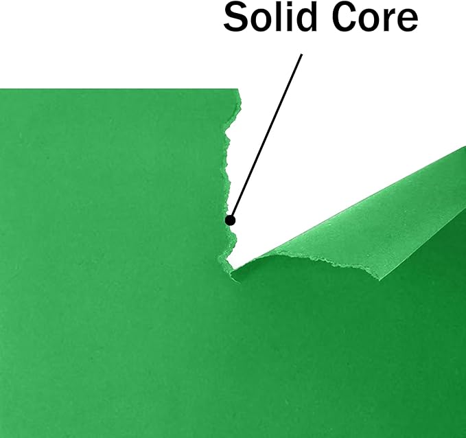 Forest Green Cardstock 8.5 x 11 Thick Printer Paper, Goefun 24 Sheets 80lb Green Card Stock Paper for Christmas Cards Making, Invitations and Craft-DeskLoop Office