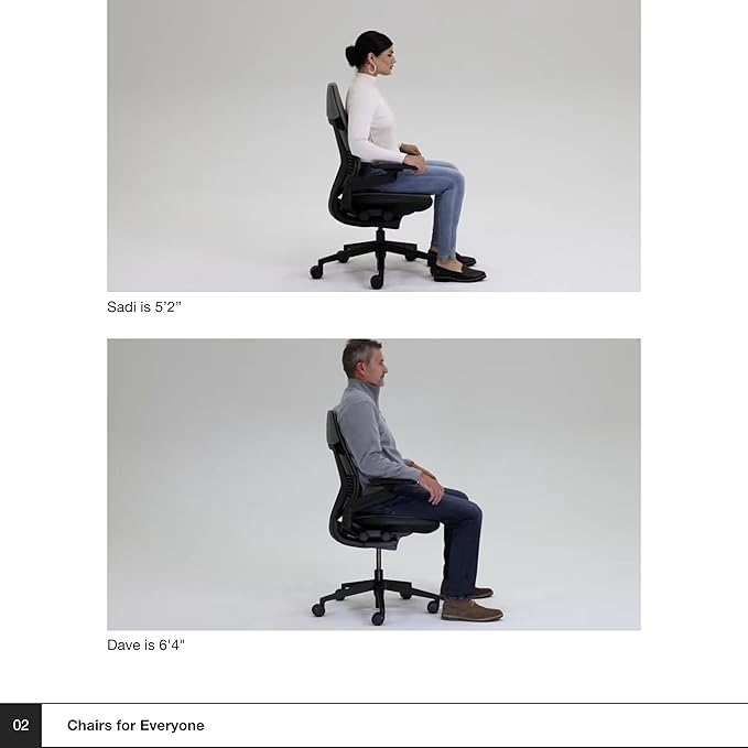 Steelcase Gesture Office Chair - Ergonomic Work Chair with Wheels for Carpet - Comfortable - Intuitive-to-Adjust for Desk - 360-Degree Arms - Concord Purple Fabric-DeskLoop Office