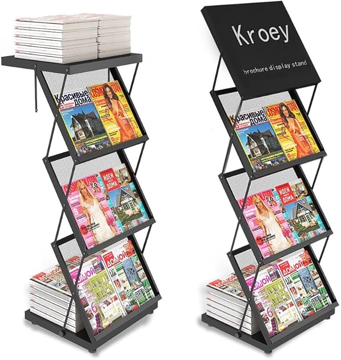 foldable brochure display stand,magazine holder for exhibition and trade show,Office magazine rack-DeskLoop Office