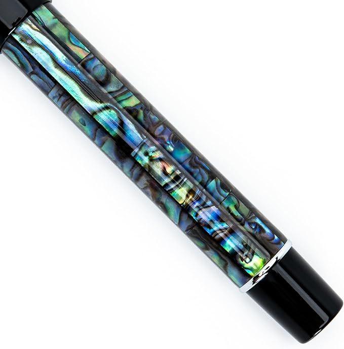 Conklin Duragraph Fountain Pen Abalone Nights - Medium Nib, Elegant Writing Instrument with Exquisite Abalone Finish-DeskLoop Office