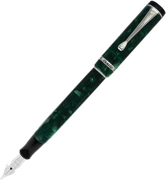 Conklin Duragraph Fountain Pen Forest Green - Flex Nib, Elegant Writing Instrument with Flexible Nib for Dynamic Writing-DeskLoop Office