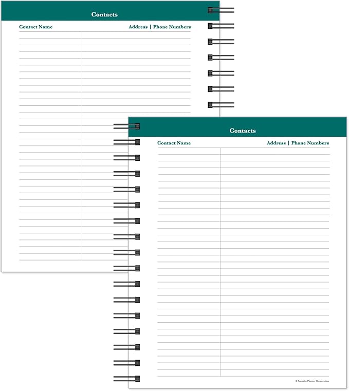 FranklinCovey - Undated Planner | Weekly - Wire-Bound Planner (7” x 8.5” X 1”)-DeskLoop Office