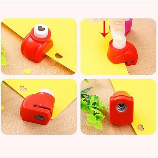 Paper Punches,15pcs Punch Craft Set Mini Punches Hole Punch Shapes Hole Punch Shape Scrapbooking Supplies for Kindergarten Teacher Office Supplies Kids-DeskLoop Office