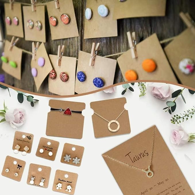 24 Sheets Brown Cardstock 8.5 x 11 Kraft Paper, Goefun 80lb Card Stock Printer Paper for Invitations, Menus, Crafts, DIY Cards-DeskLoop Office