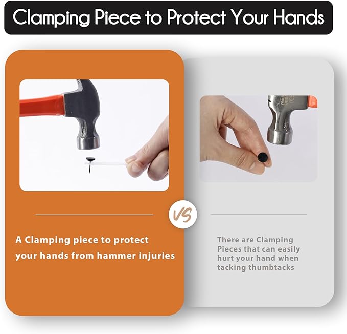 50 PCS Flat Push Pins for Cork Board, Black Metal Thumb Tacks for Wall Picture Photo Hanging, Board Posters Bulletin Maps, Office Home Decorative-DeskLoop Office