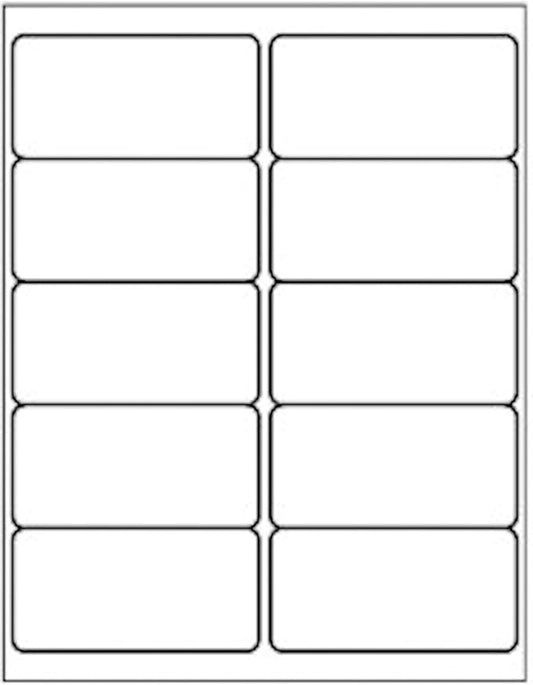 BESTEASY 2x4 Shipping Labels, FBA 10 Up Address mailing Labels, 100 Sheets Sticker Labels Compatible Laser/InkJet(1000 Labels)-DeskLoop Office